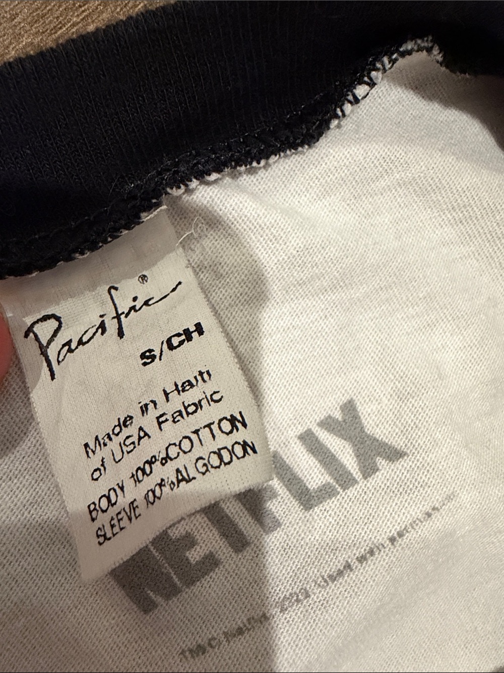 Hellfire Club Raglan Baseball Tee, size Small - Picture 3 of 4